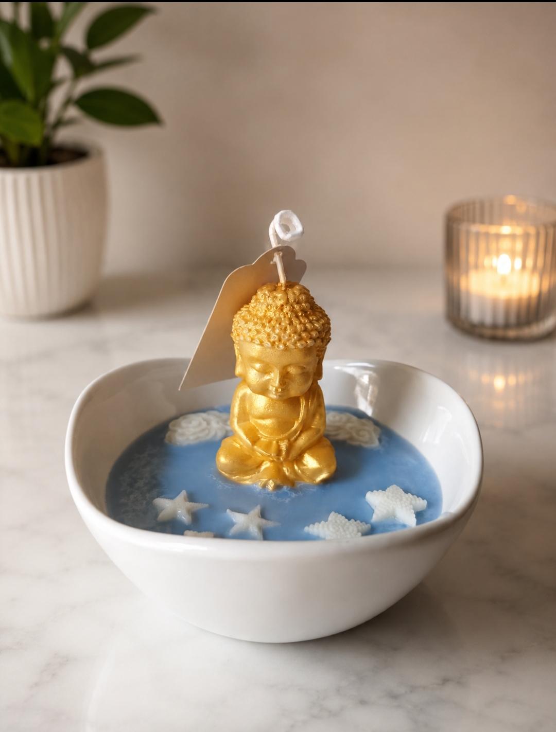 Buda pequeño dorado