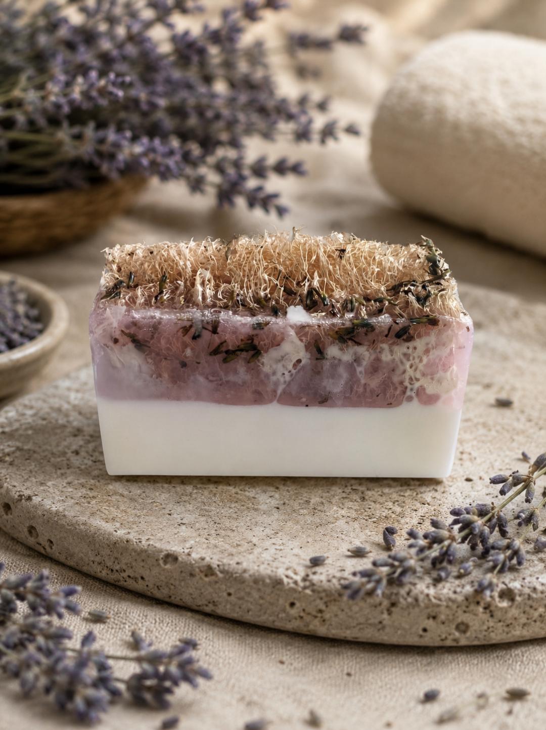 LAVANDA Y LUFA CON ACEITE DE JOJOBA