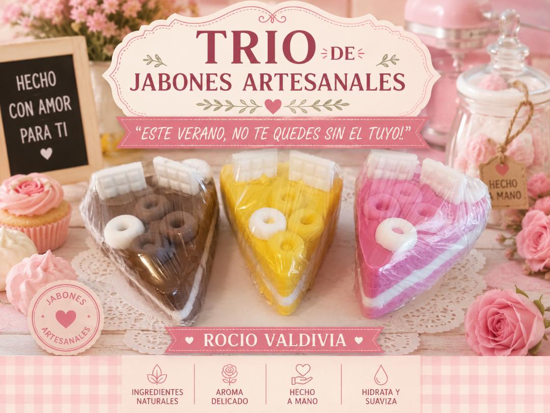 JABÓN ARTESANAL TARTA.