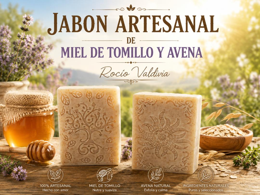 JABON MIEL DE TOMILLO Y AVENA